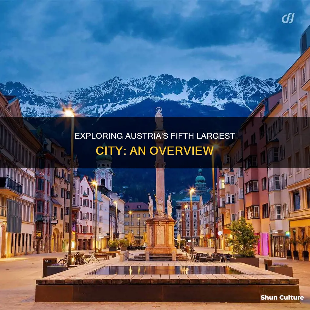 what is the 5th largest city in austria