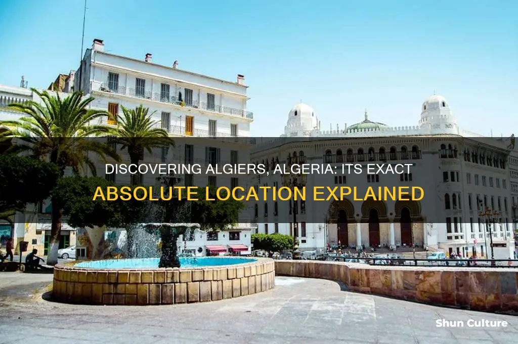 what is the absolute location of algiers algeria
