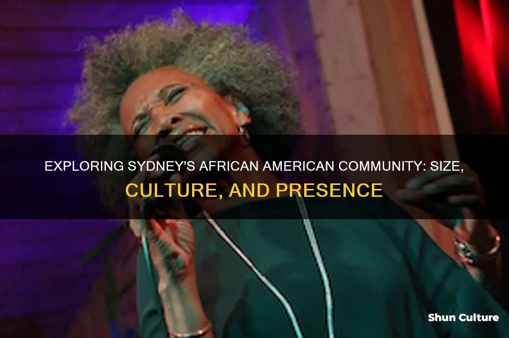 what is the african american population in sydney australia