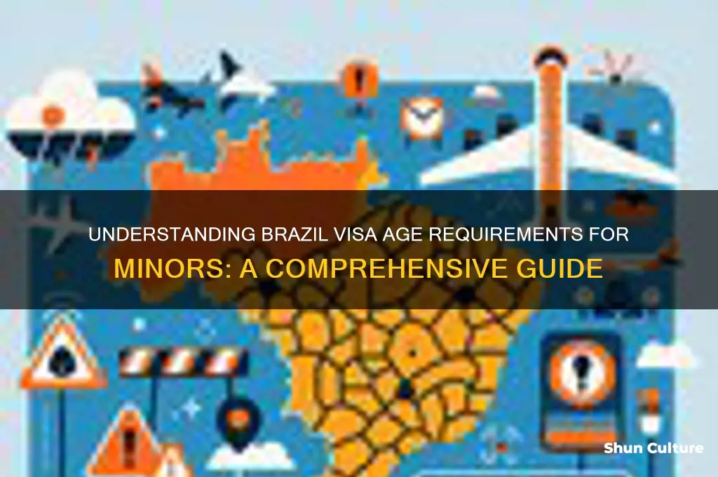 what is the age for minors for brazil visas