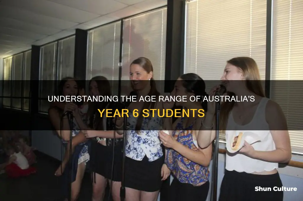 what is the age of australias year 6 kids