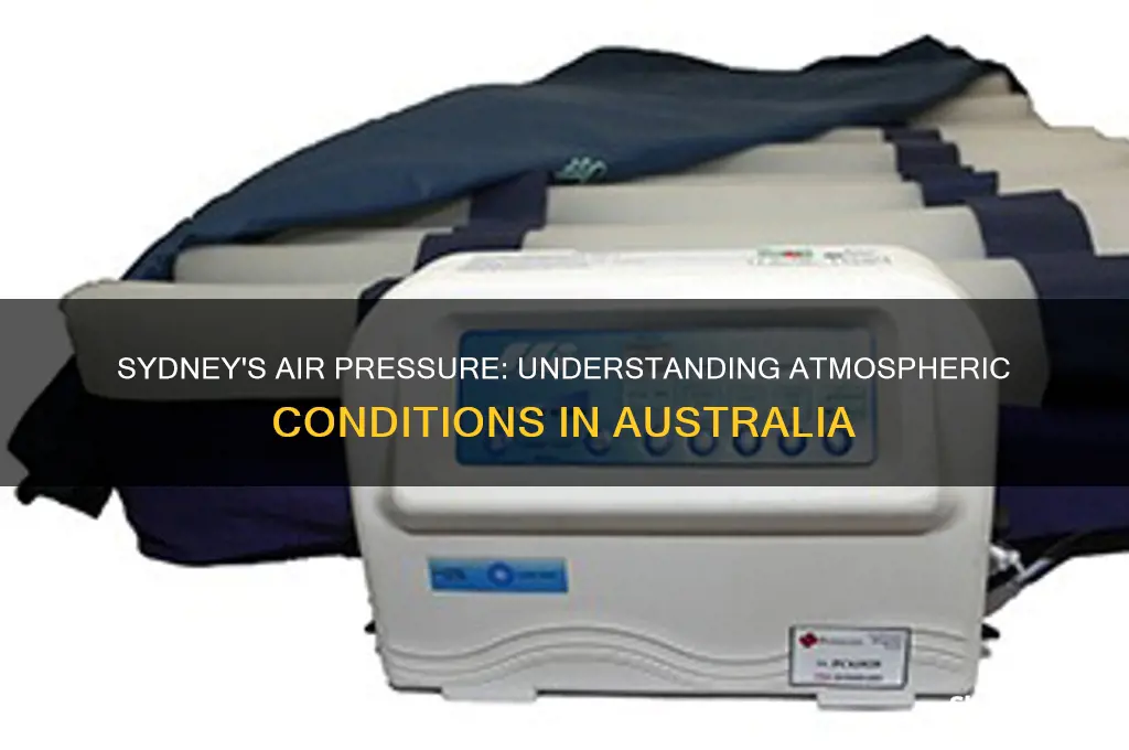 what is the air pressure in sydney australia