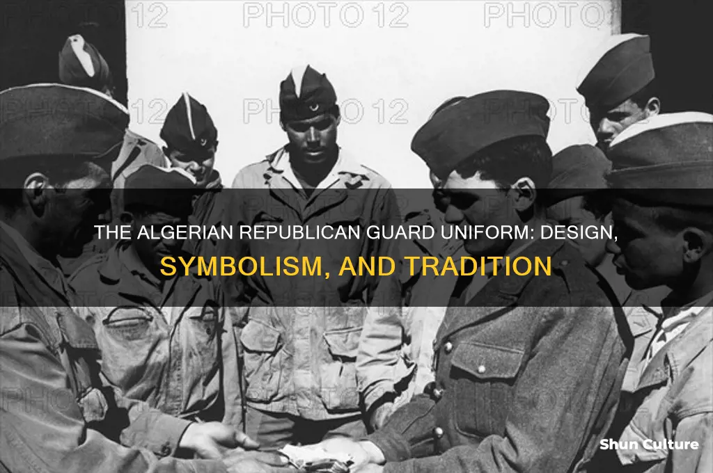 what is the algerian republican guards uniform