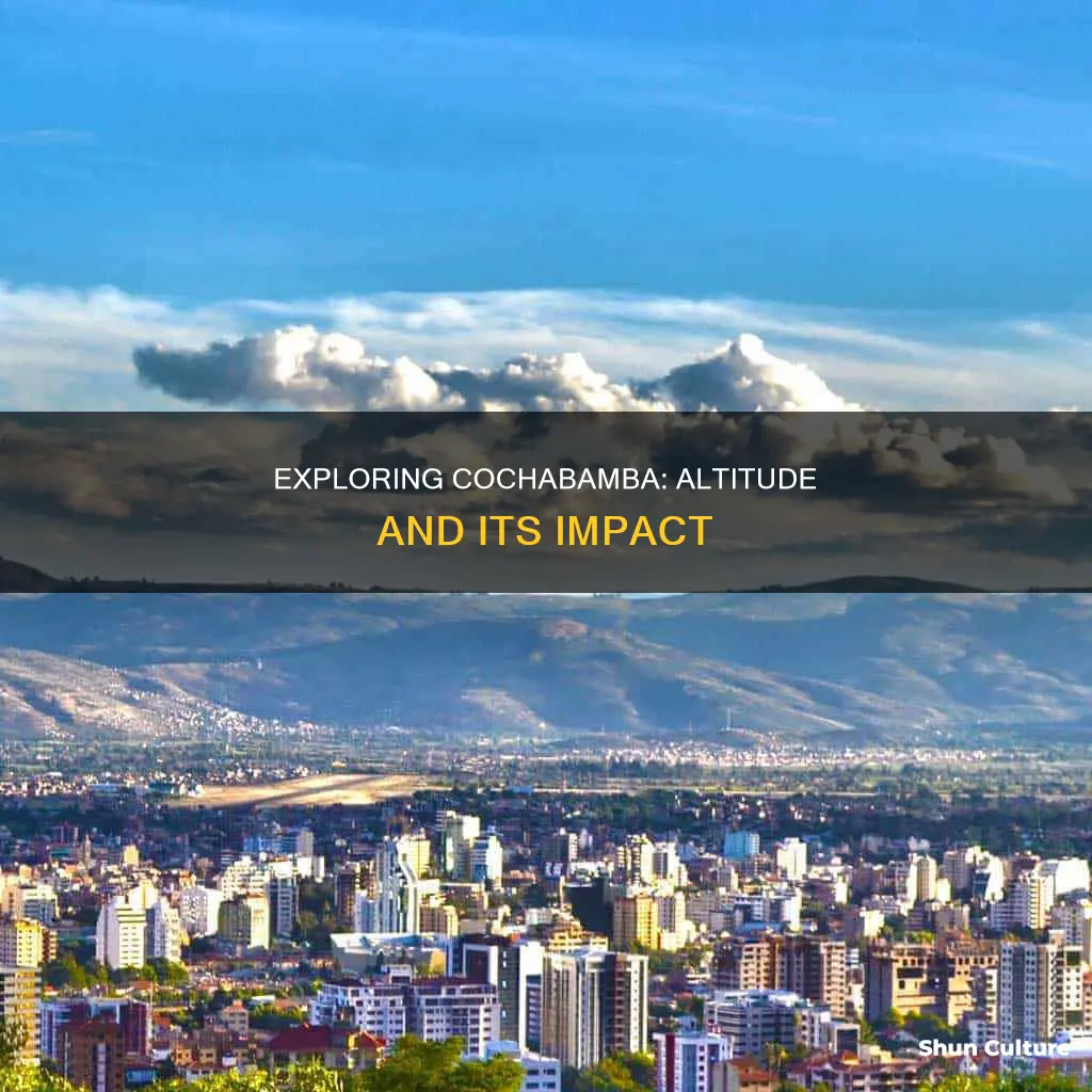 what is the altitude of cochabamba bolivia