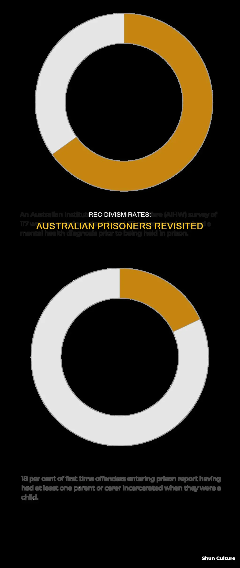 what is the approximate recidivism rate of australian prisoners