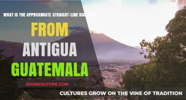 Exploring Antigua Guatemala: Approximate Straight-Line Distance Unveiled