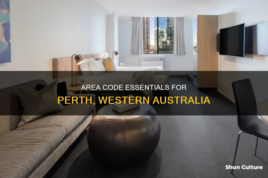 what is the area code for perth western australia