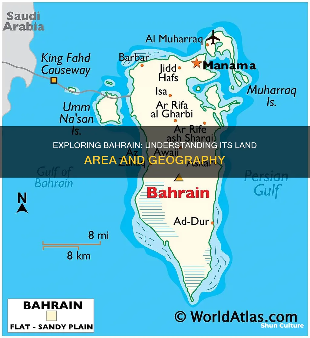 what is the area of bahrain