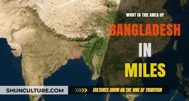 Exploring Bangladesh's Total Land Area in Square Miles