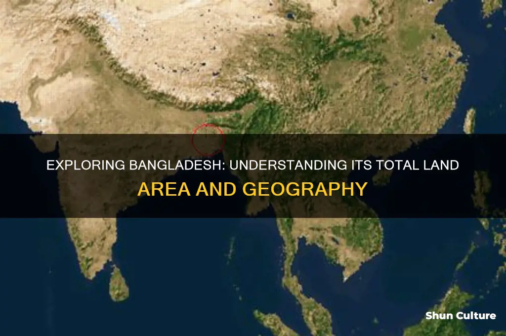 what is the area of bangladesh