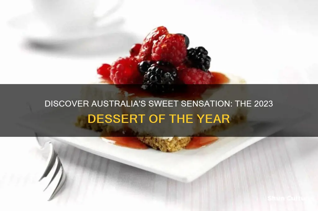 what is the australian dessert of the year