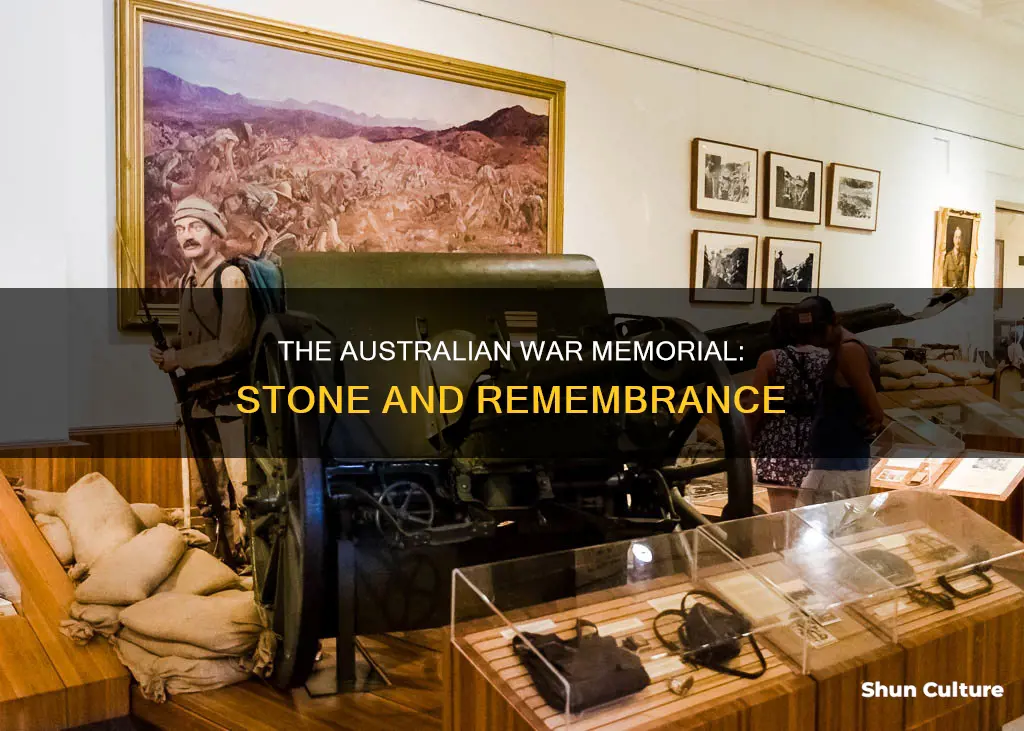 what is the australian war memorial made out of