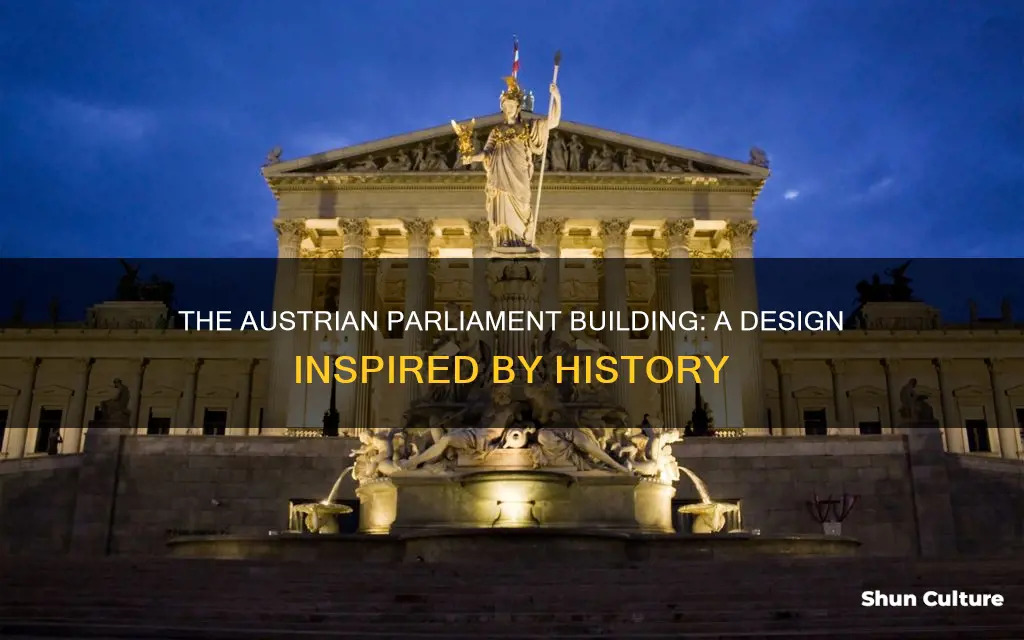 what is the austrian parliament building designed after