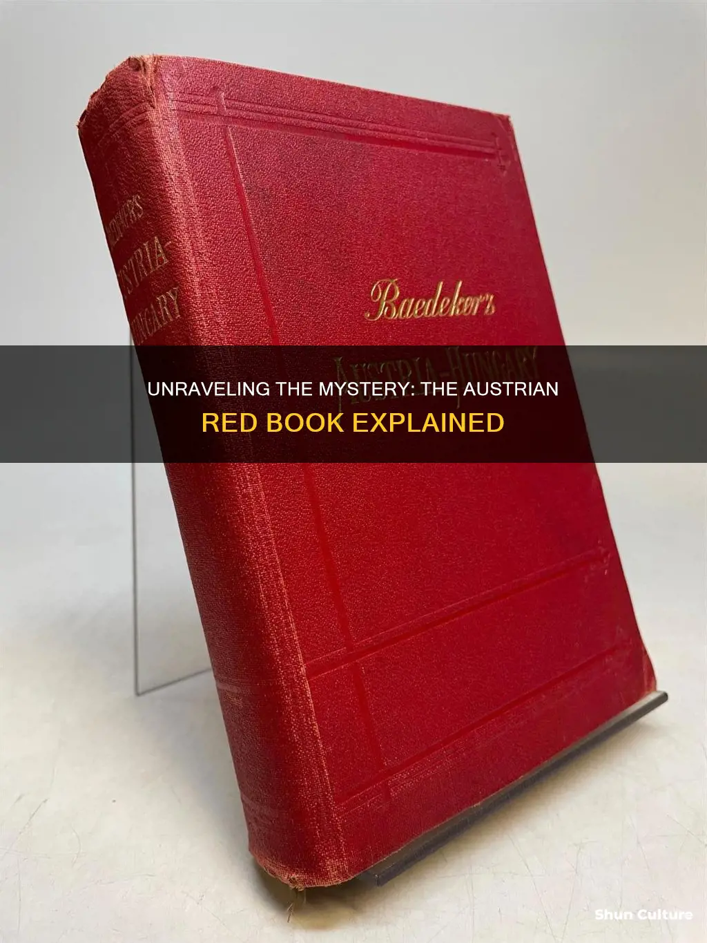 what is the austrian red book