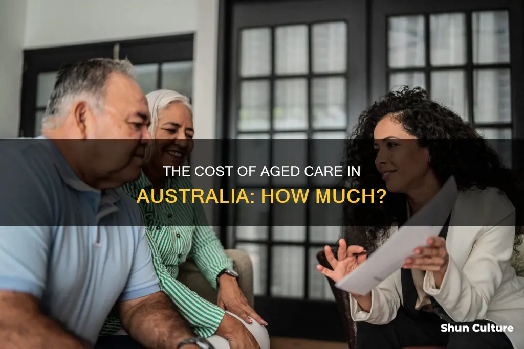 what is the average cost of aged care in australia