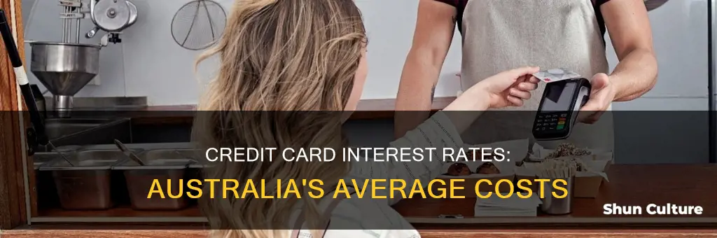 what is the average credit card interest rate in australia