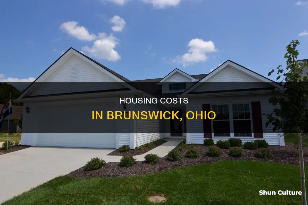 what is the average house cost in brunswick ohio