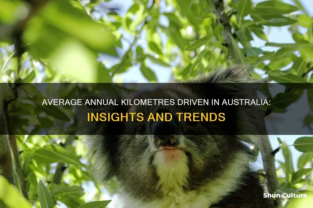 what is the average km driven per year in australia