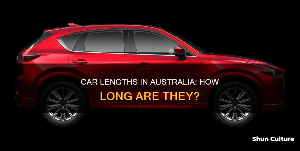 what is the average length of a car in australia