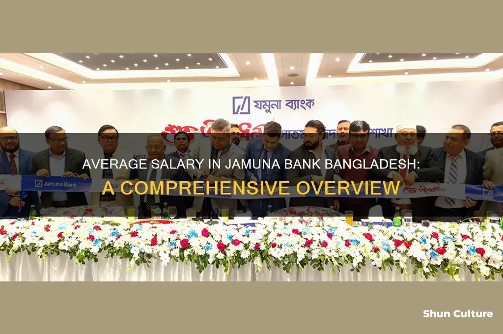 what is the average salary in jamuna bank in bangladesh