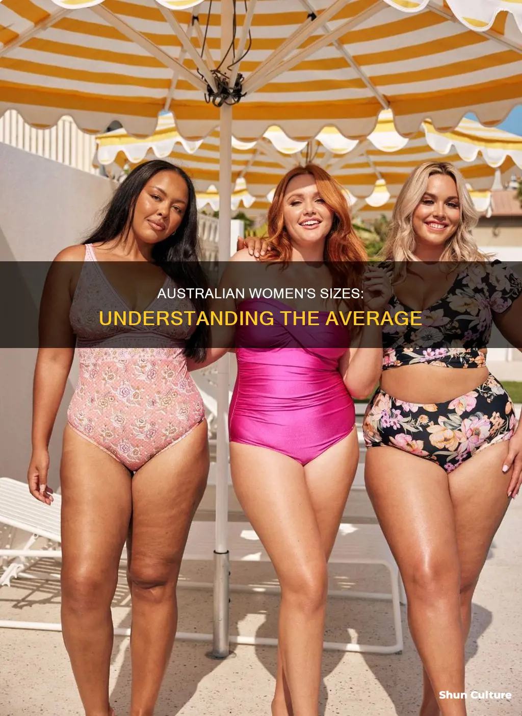 what is the average size of an australian woman