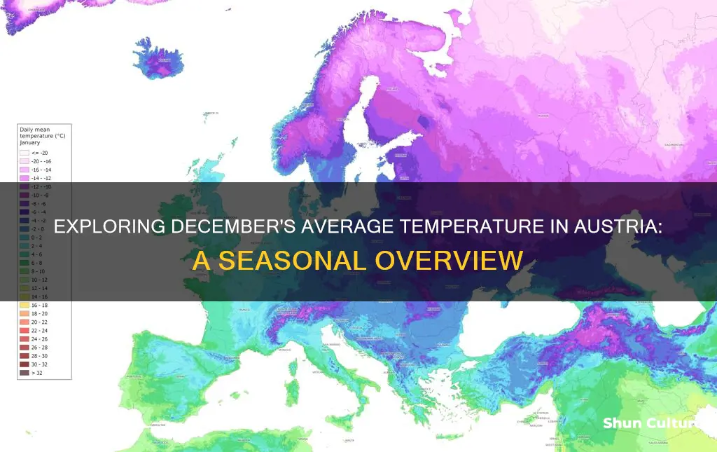 what is the average tempature in dec in austria