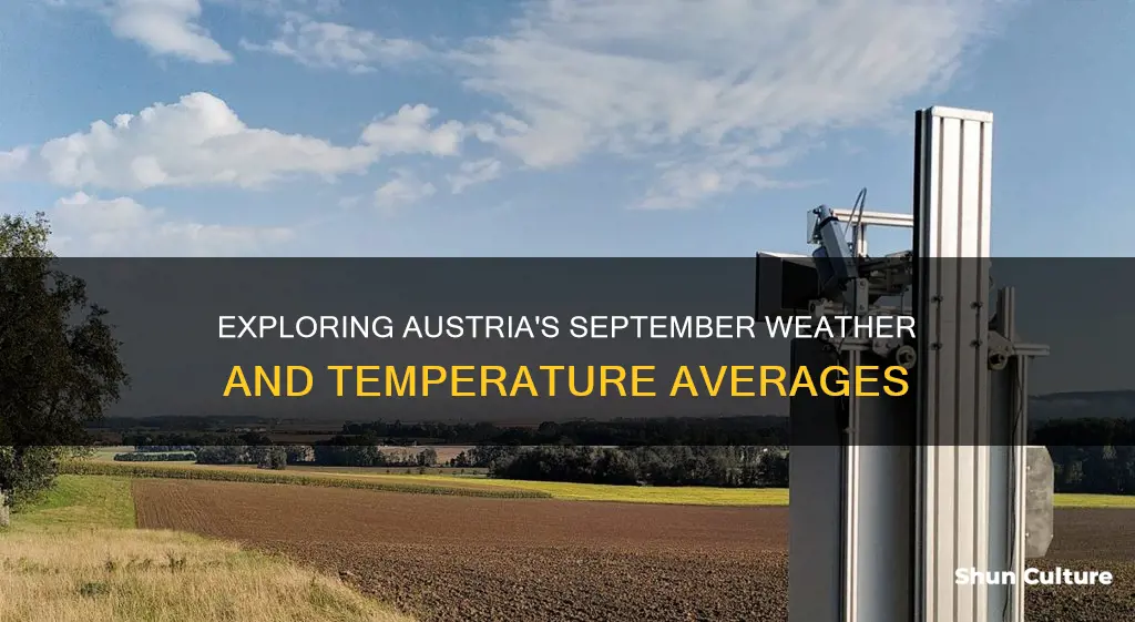 what is the average temperature in austria in September