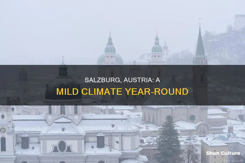 what is the average temperature in salzburg austria