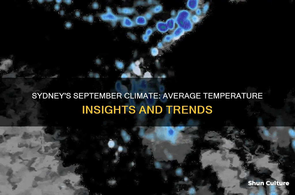 what is the average temperature in sydney australia in September