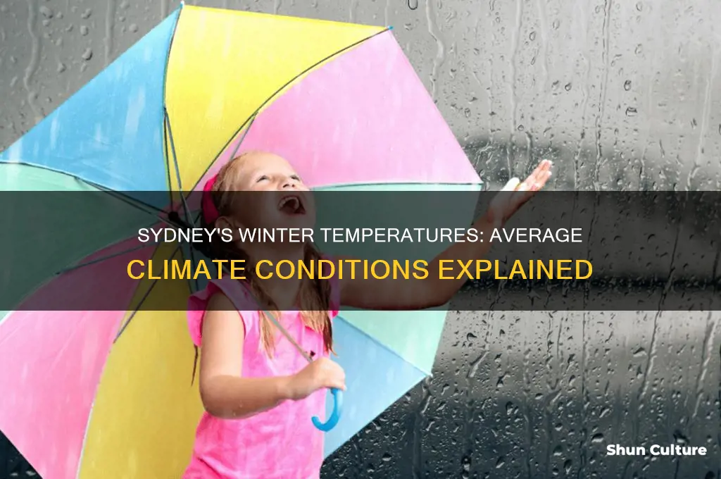what is the average temperature in sydney australia in winter