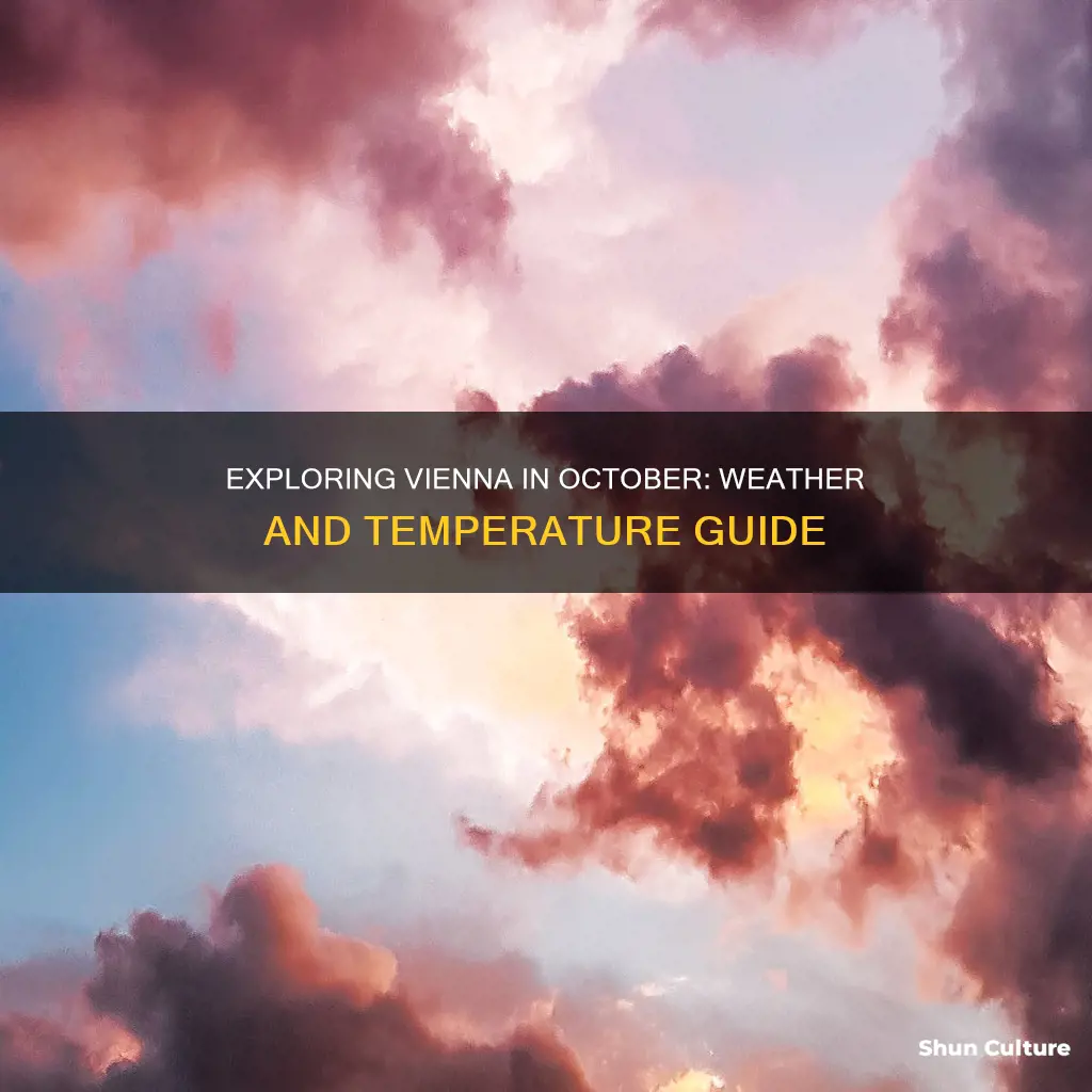 what is the average temperature in vienna austria in October