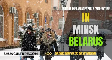 Minsk, Belarus: Yearly Temperature Trends and Averages