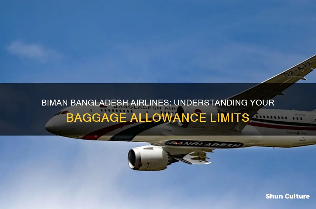 what is the baggage allowance for bangladesh biman