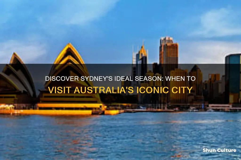 what is the best month to visit sydney australia