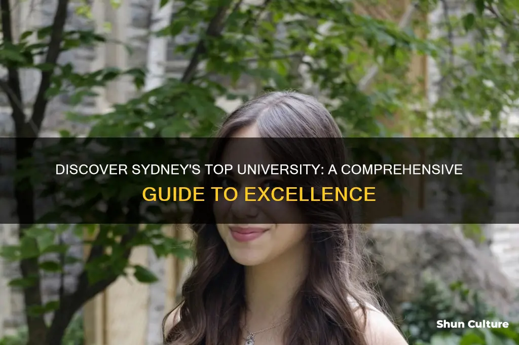 what is the best university in sydney australia