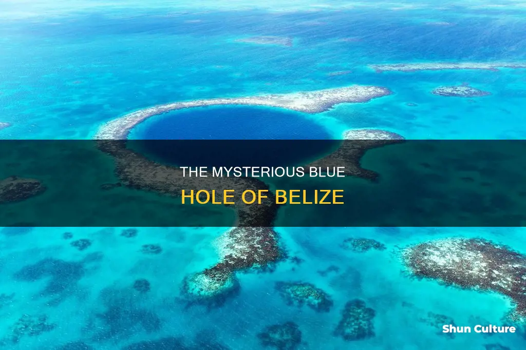 what is the big hole in belize