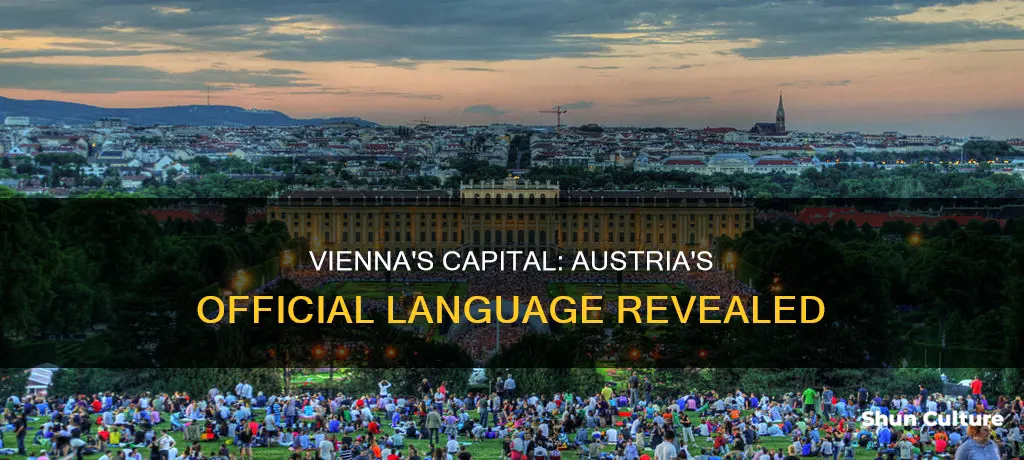 what is the capital of austria and its official language