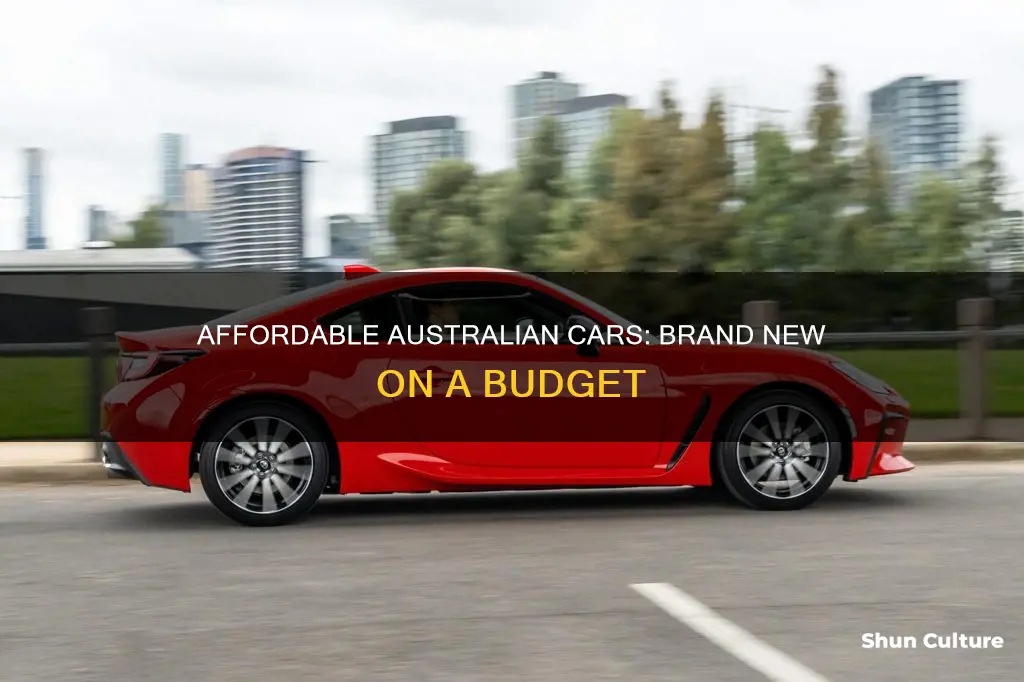 what is the cheapest brand new car in australia