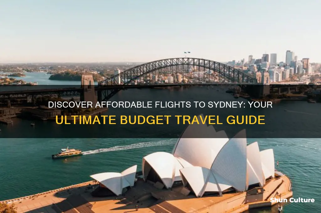 what is the cheapest flight to sydney australia