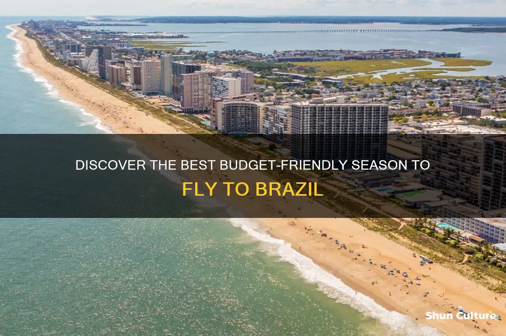 what is the cheapest time to fly to brazil