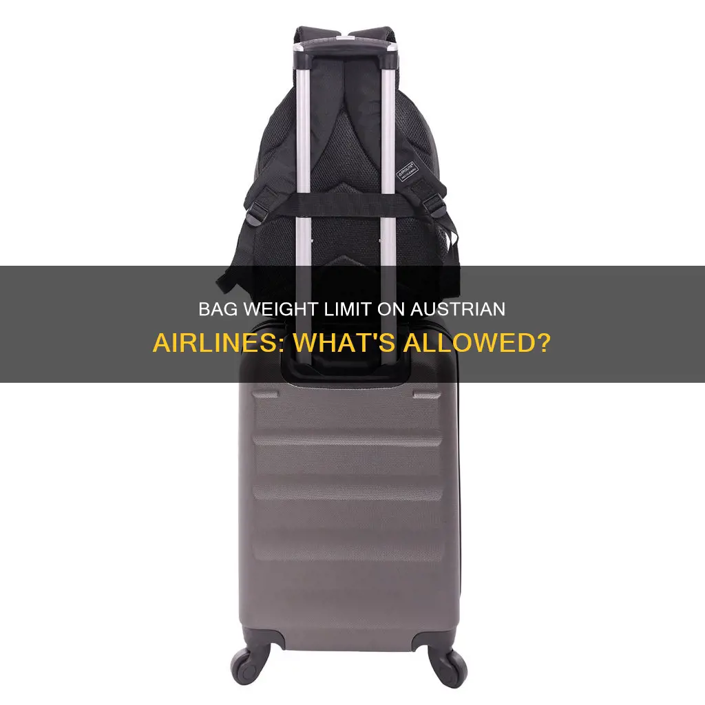 what is the checked bag weight limit austrian airlines
