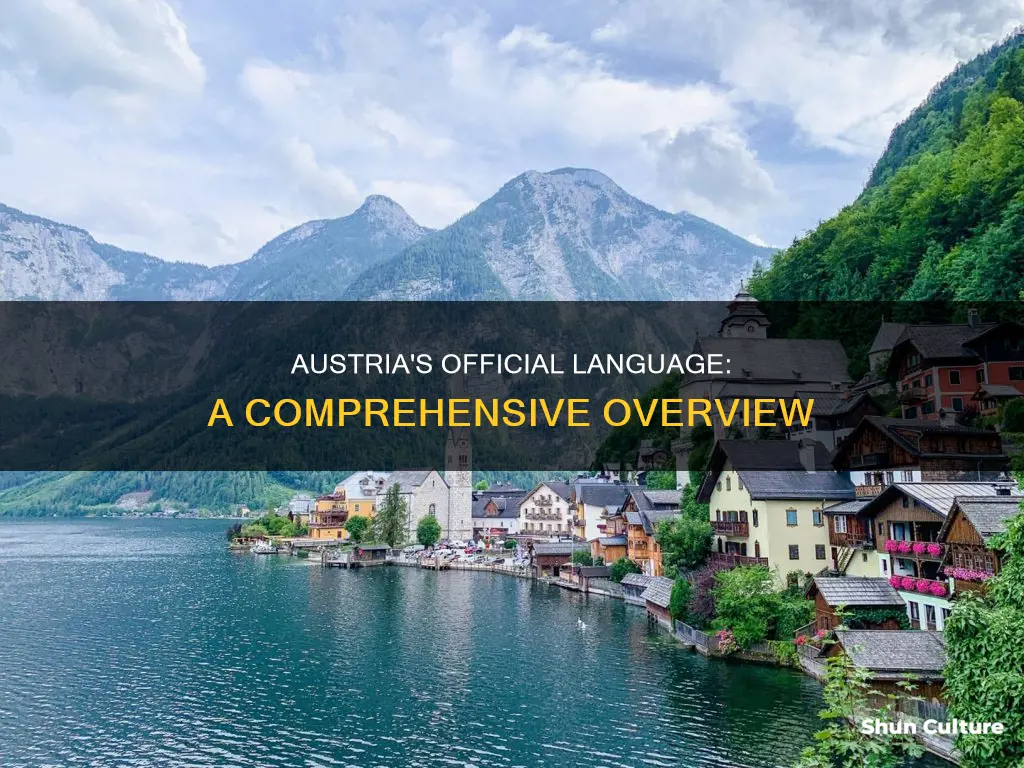 what is the chief language of austria