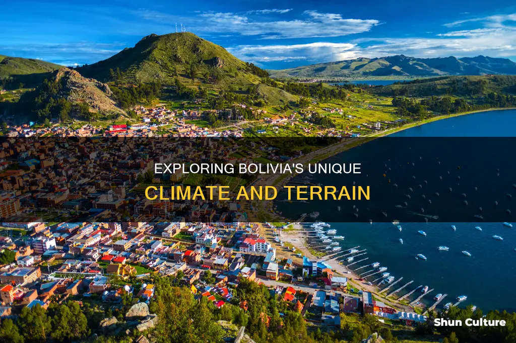 what is the climate and terrain of bolivia