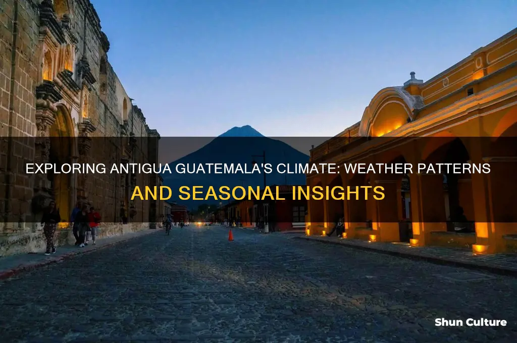what is the climate in antigua guatemala