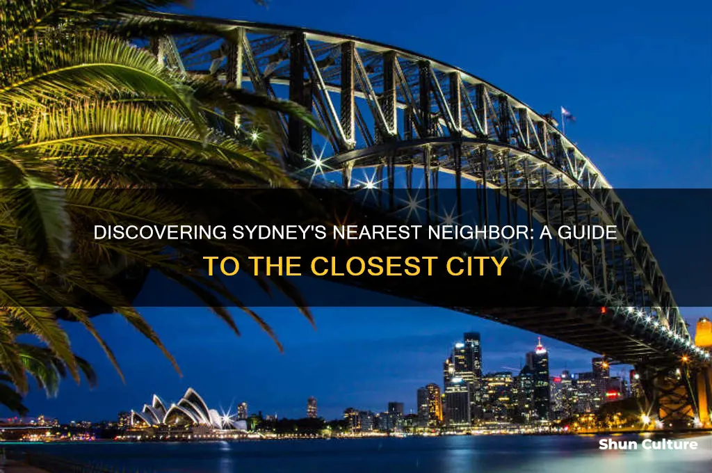what is the closest city to sydney australia