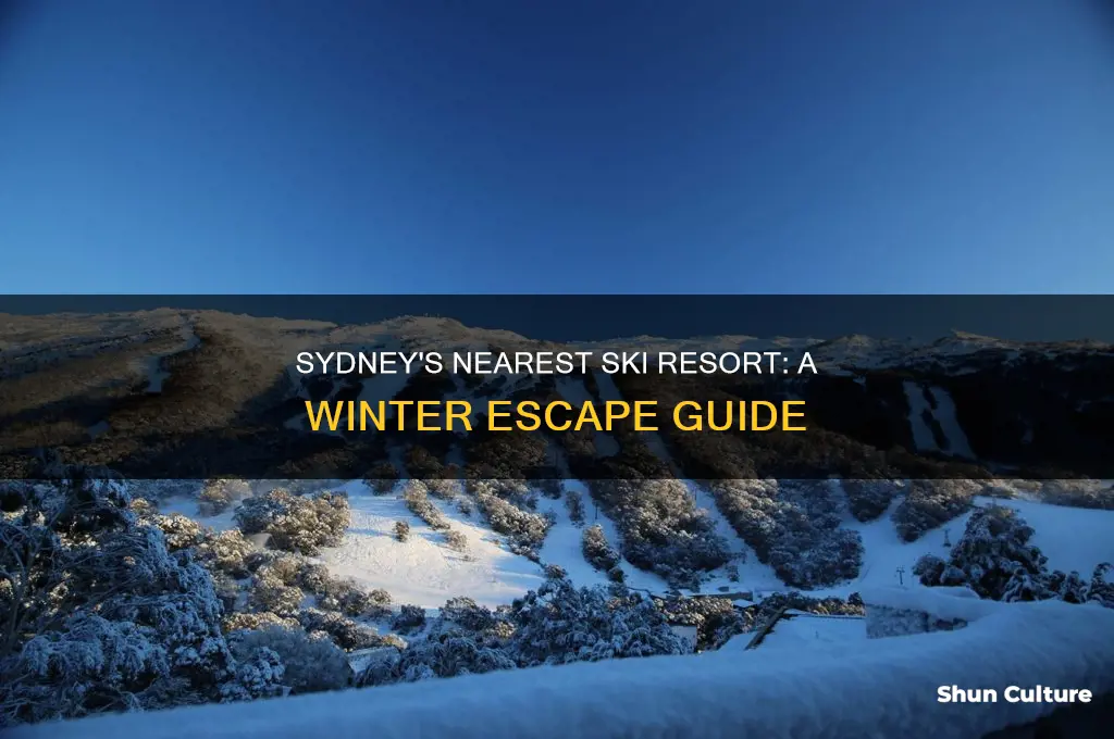 what is the closest ski resort to sydney australia