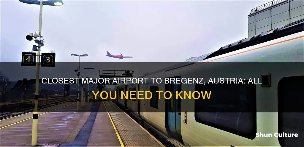 what is the closet major airport to bregenz austria
