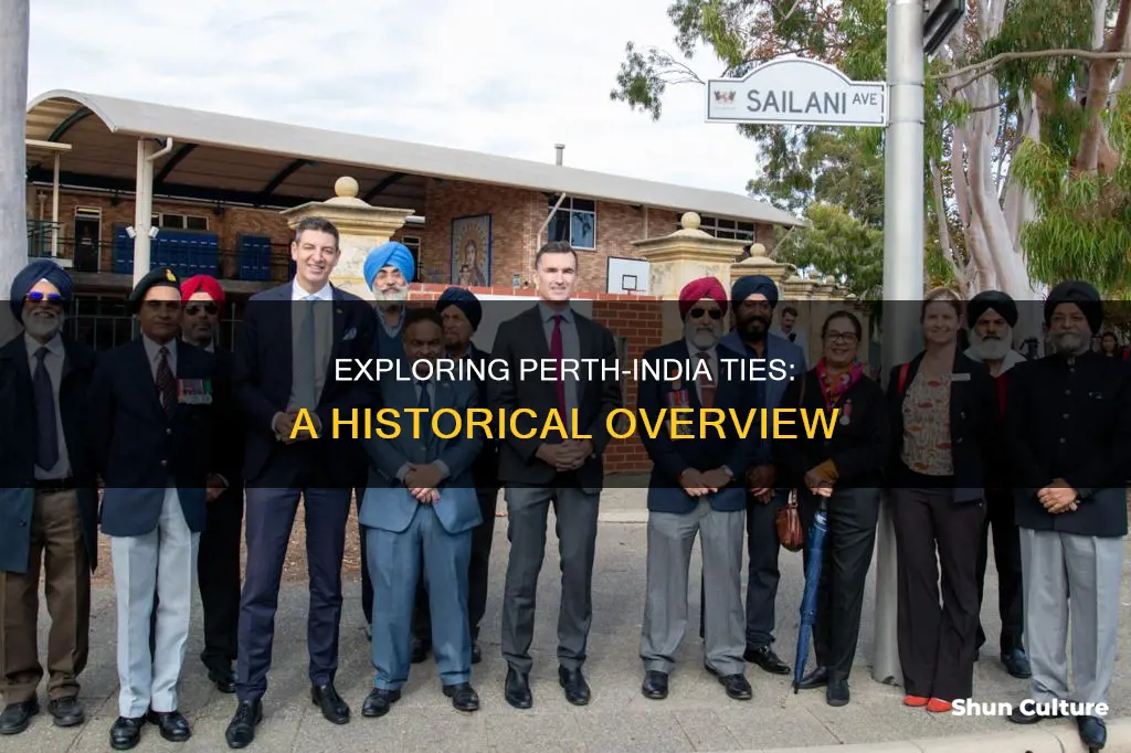 what is the connection between india and perth australia