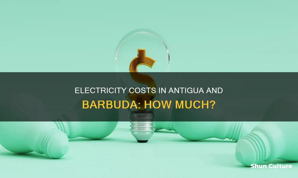 what is the cost of electricity in antigua and barbuda