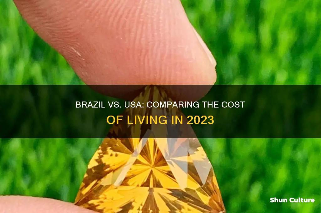 what is the cost of living in brazil vs usa